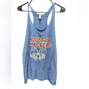 NEXT LEVEL Blue Houston Slackers Tank Top XL